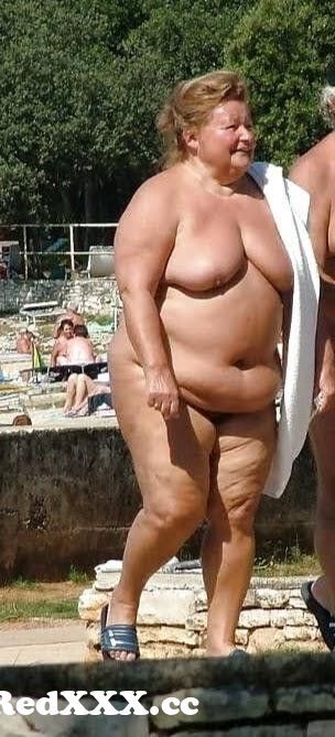 Beach nude granny 