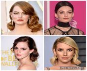 Choose APM + All: Emma Stone, Emma Mackey, Emma Watson, Emma Roberts from emma butt big