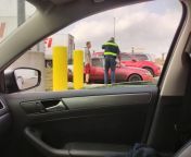 Truck stop employee tells 2 homeless people they have to leave. This is what happens when the homeless person doesn't play Musical Parking Lots. from bwc slays white trash pregnant from homeless man watch xxx video