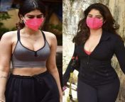 Suck one's tits, the other blows you - Khushi Kapoor vs Janhvi Kapoor? from ksreena kapoor xxx pregnant